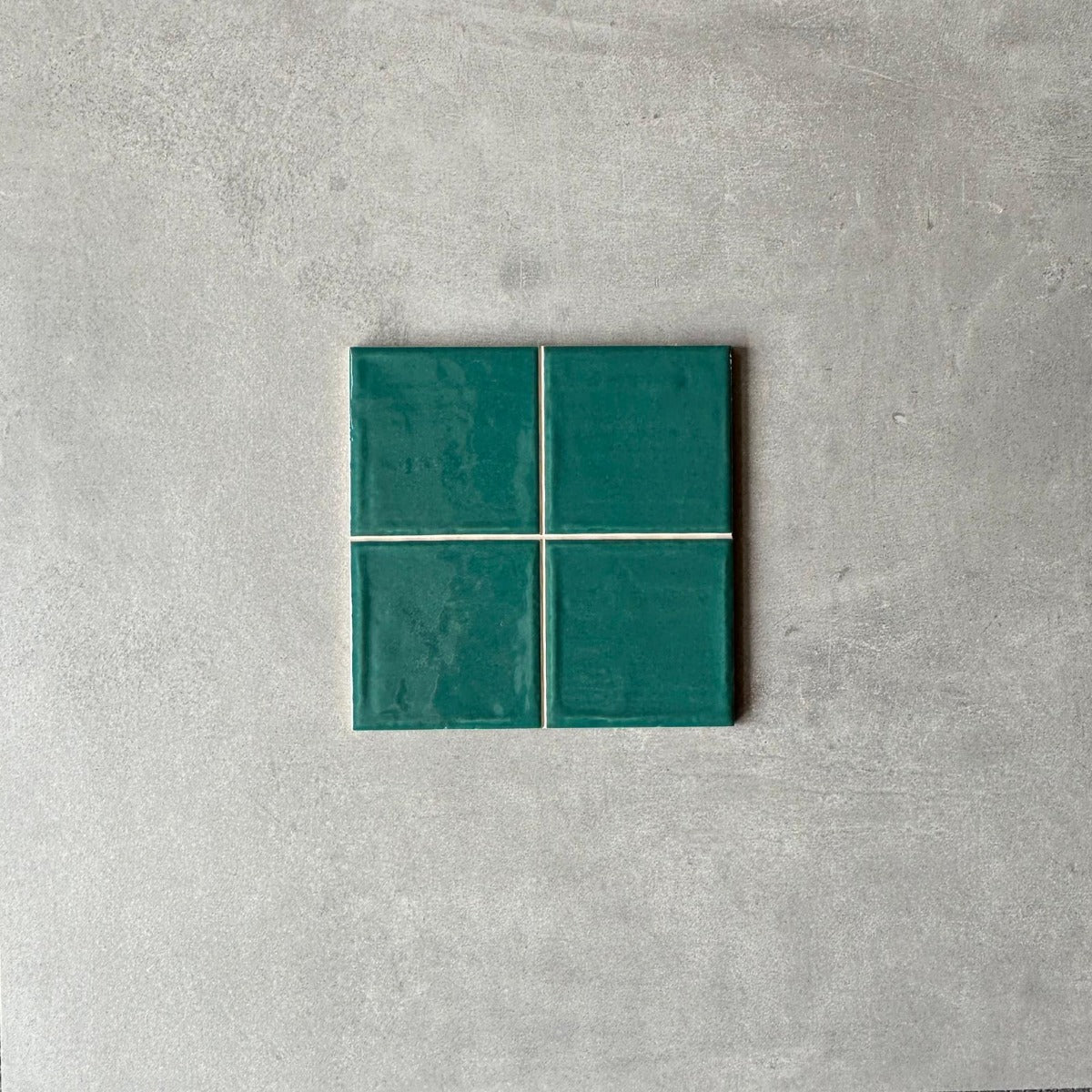 FULL TILE SAMPLE Confectionary Emerald Green 20cm x 20cm — Your Tiles