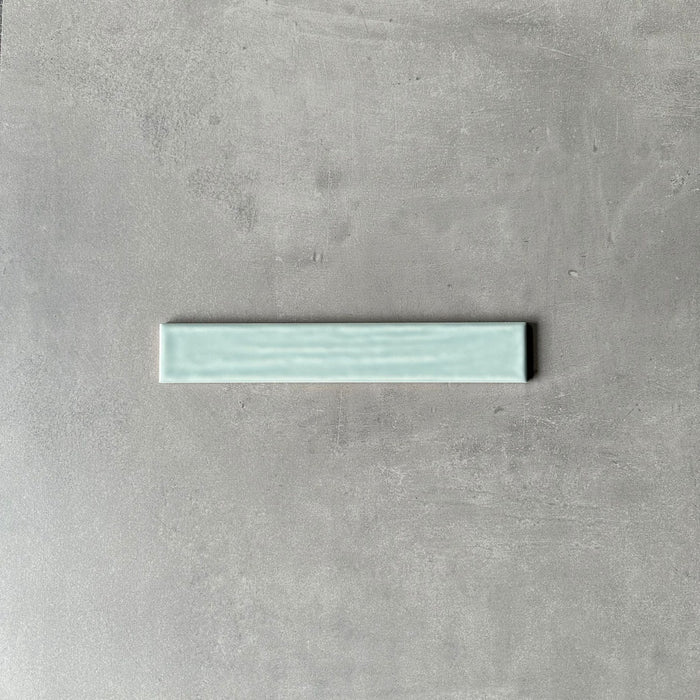 Nobu Pastelle Base Fern Green Gloss Wall Tiles 5cm x 30cm