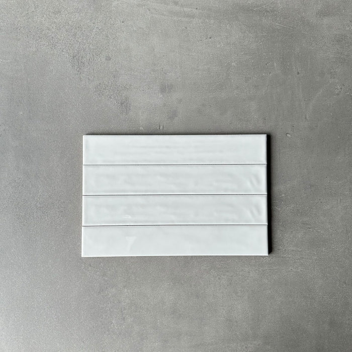 Nobu Pastelle Base White Gloss Wall Tiles 5cm x 30cm