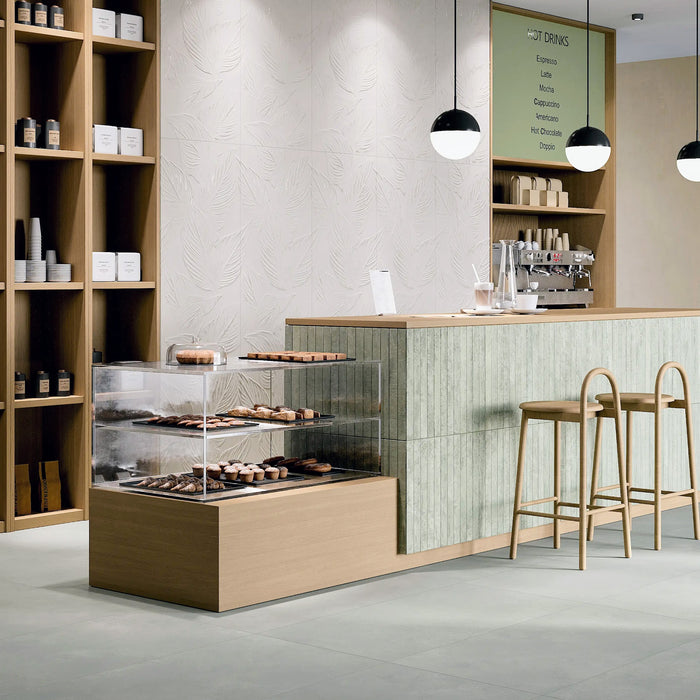 FULL TILE SAMPLE Jumairah Green MATT | Porcelain Wall and Floor Tiles | 5cm x 40cm