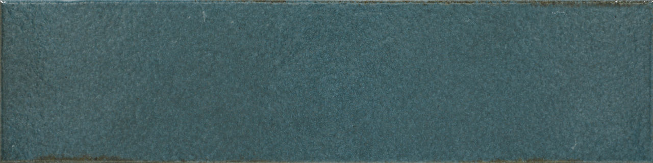 FULL TILE SAMPLE Baroque Laguna Blue Porcelain Wall Tiles & Floor Tiles 9.1cm x 37.5cm