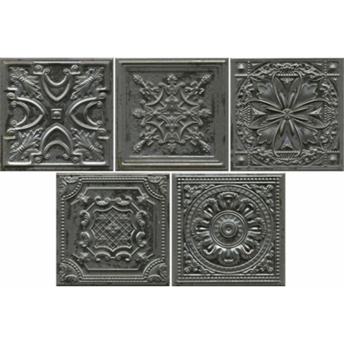 FULL TILE SAMPLE Regency Tin Lead Embossed Wall Panel Tiles