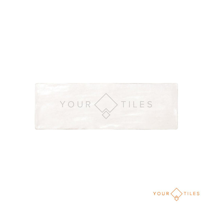 FULL TILE SAMPLE Zellige Brick Oyster Moroccan Handmade Style 6.5cm x 20cm