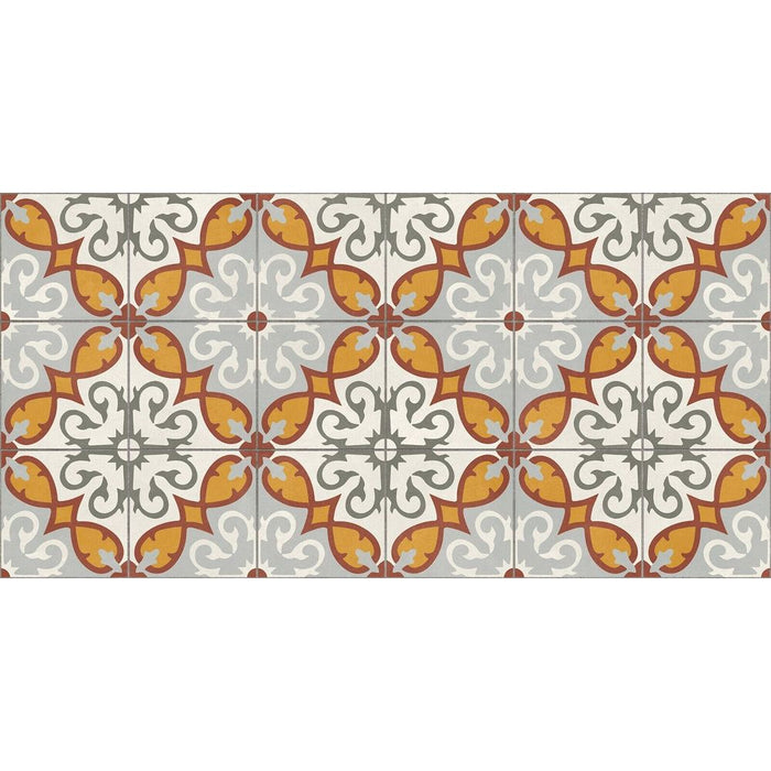 CUT TILE SAMPLE *2cm* Mediterraneo Gela  Patterned Outdoor Slabs 50 x 100cm