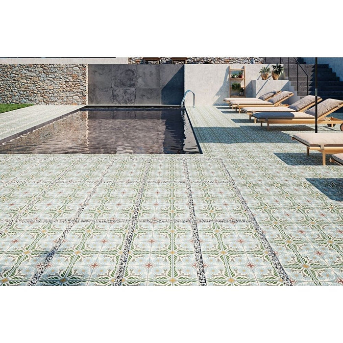 Mediterraneo Olbia 2cm Patterned Outdoor Slabs 50 x 100cm