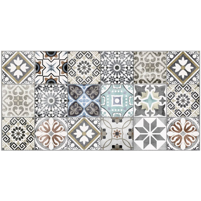 CUT TILE SAMPLE *2cm* Mediterraneo Patchwork Patterned Outdoor Slabs 50 x 100cm