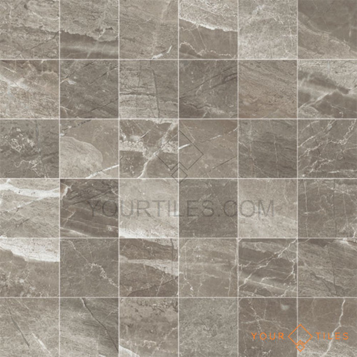 Roman Stone Tile Grey Mosaic Tile Wall & Floor Tiles