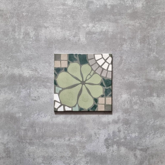 Nantes Green Tiles Moroccan Tiles 20cm x 20cm