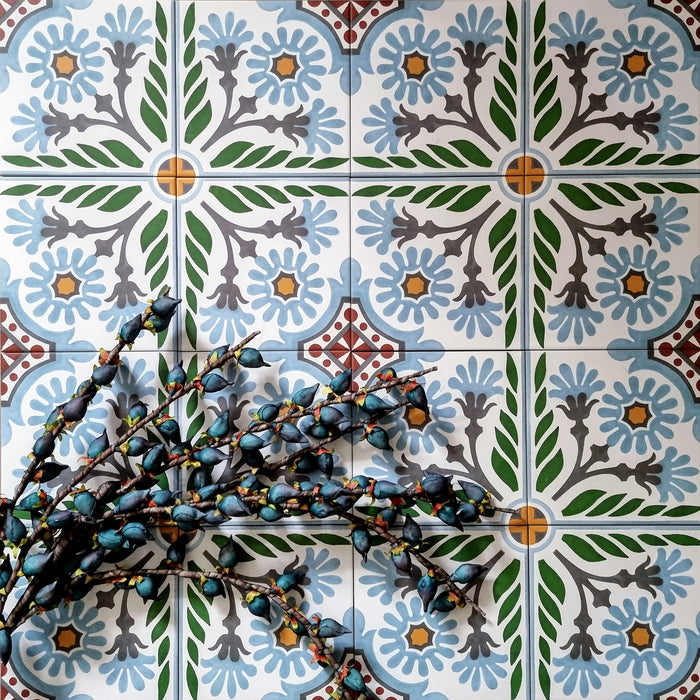 Jardin Olivio Moroccan Tile 20cm x 20cm