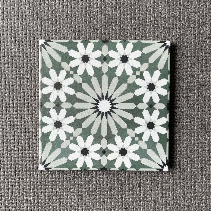 Fez MINI Orchid Crystal Glaze Moroccan Tile 15cm x 15cm