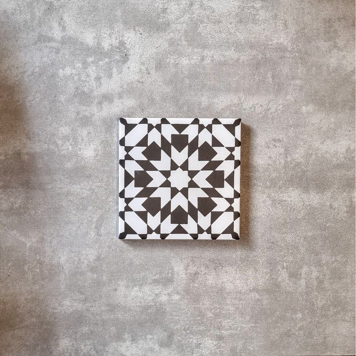 FULL TILE SAMPLE Ottoman Nero 20cm x 20cm