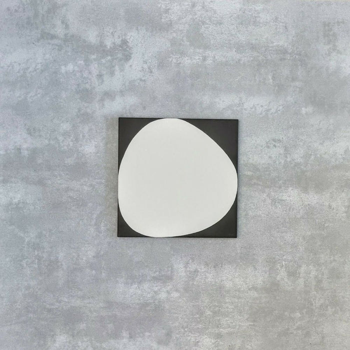 FULL TILE SAMPLE Pebbles Black 20cm x 20cm