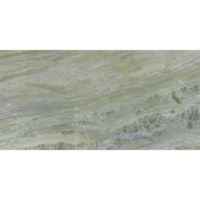 CUT TILE SAMPLE Petra Verde Green Stone Marble Style 60cm x 120cm (Cut piece 15cm x 30cm)