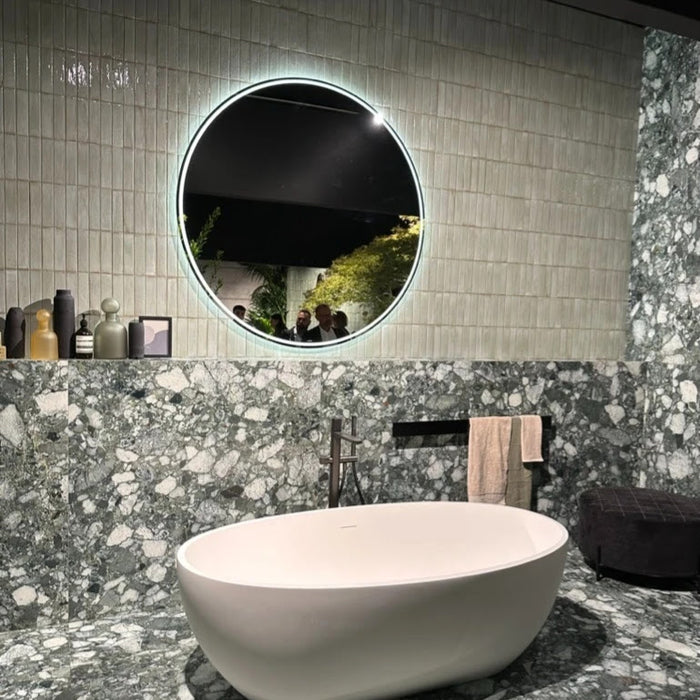 Puzzle Breeze Green Brick Rectified | Wall & Floor Tiles | 5cm x 20cm