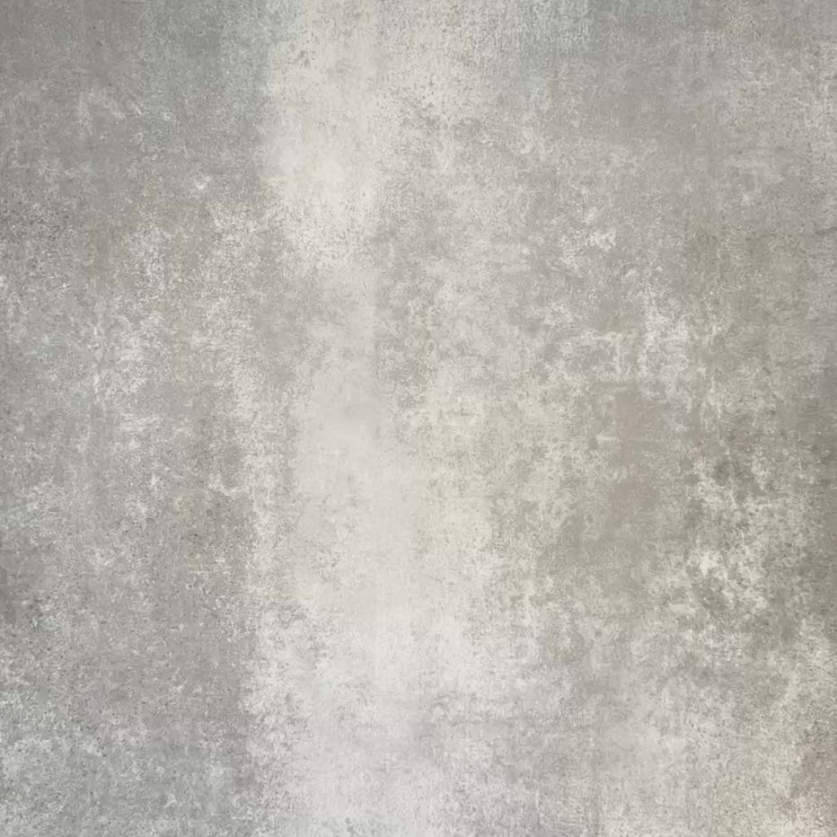 Video showcasing Almeria Felis Moroccan-style porcelain wall and floor tiles in a bold black and white geometric dot and line pattern, 20x20cm, highlighting the pattern and surface detail.