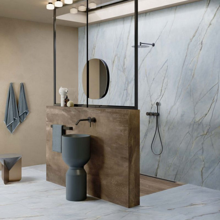 Lucca River Blue Matt | Porcelain Wall & Floor Tiles | 60cm x 120cm