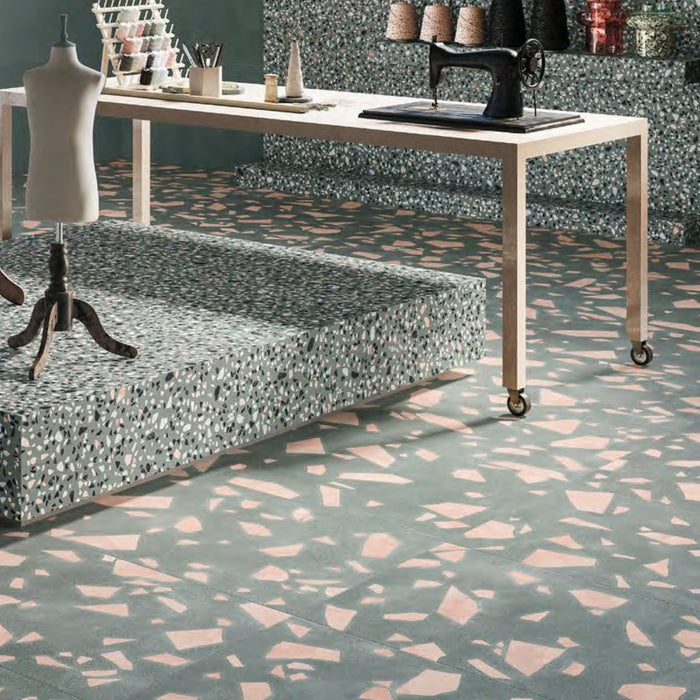 Melody ROCK Terrazzo Green 60 x 60cm