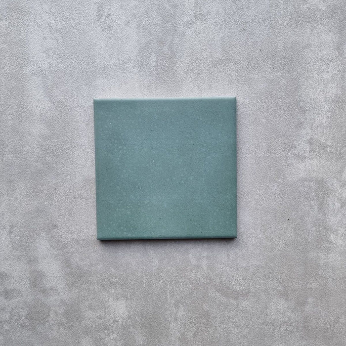 Rubins Green Base MINIÂ Moroccan Porcelain Wall & Floor Tile 15cm x 15cm