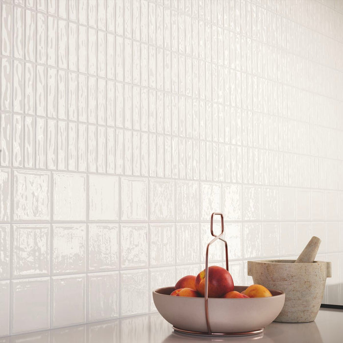 Confectionary Tile DECOR White Wall Tile 20m x 20cm