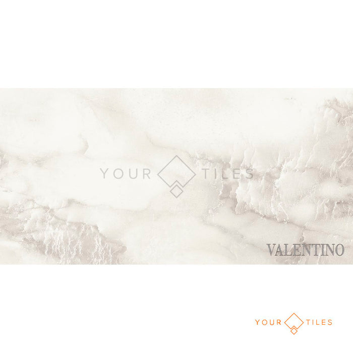 CUT TILE SAMPLE Valentino Imperial Grey Polished Marble Effect 30cm x 60cm