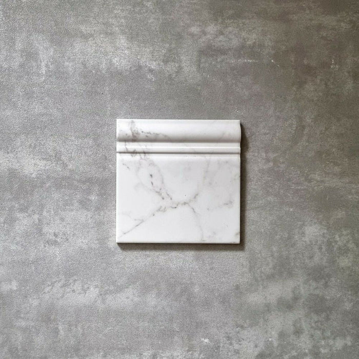 Hampton Marble Skirting Border Wall Tiles 15cm x 15cm FULL SKIRTING SAMPLE