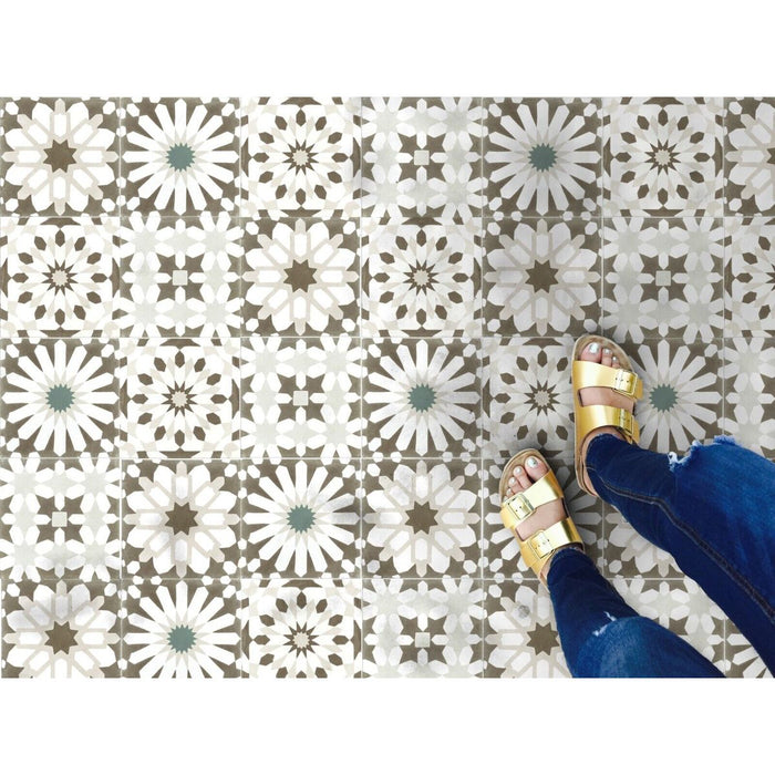 Souk Bronze B Pattern Moroccan Wall & Floor Tiles 20 x 20cm