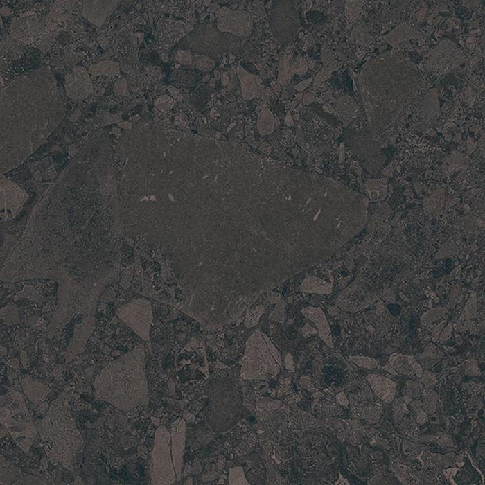 CUT TILE SAMPLE Terrazerri Terrazzo Black 60cm x 60cm (cut piece 15cm x 30cm approx)