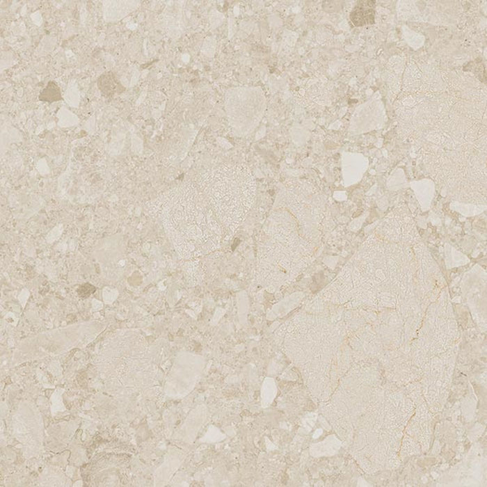 CUT TILE SAMPLE Terrazerri Terrazzo Ivory 60cm x 60cm (cut piece 15cm x 30cm approx)