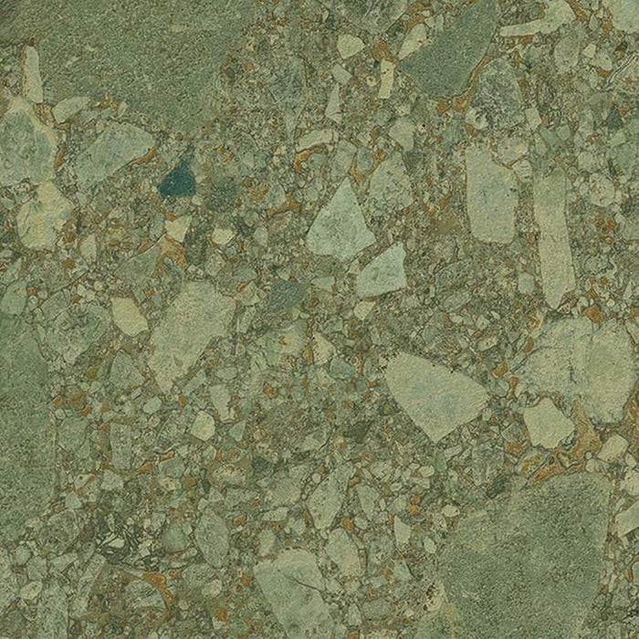 CUT TILE SAMPLE Terrazerri Terrazzo Green 60cm x 60cm (cut piece 15cm x 30cm approx)