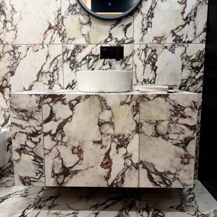 Viola Matt Honed Marble style | Porcelain Wall & Floor Tiles | 60cm x 60cm