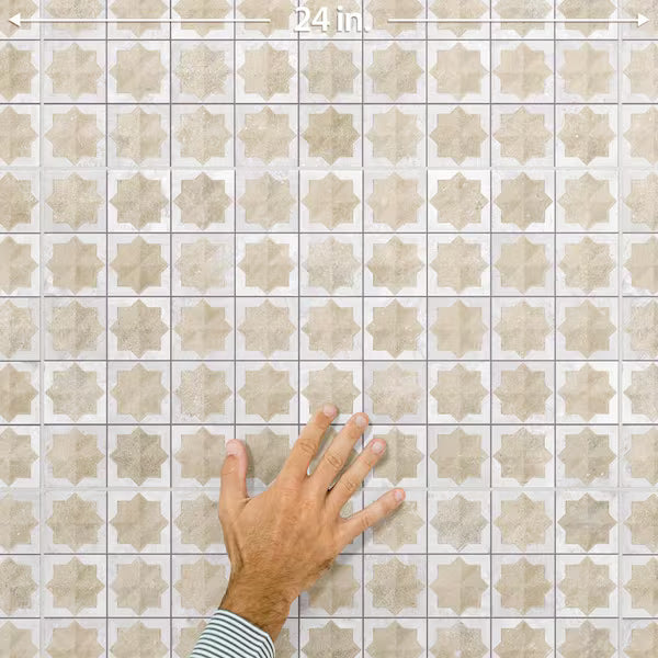 Zanzibar Moroccan Natural White 31 x 56cm Wall Tiles