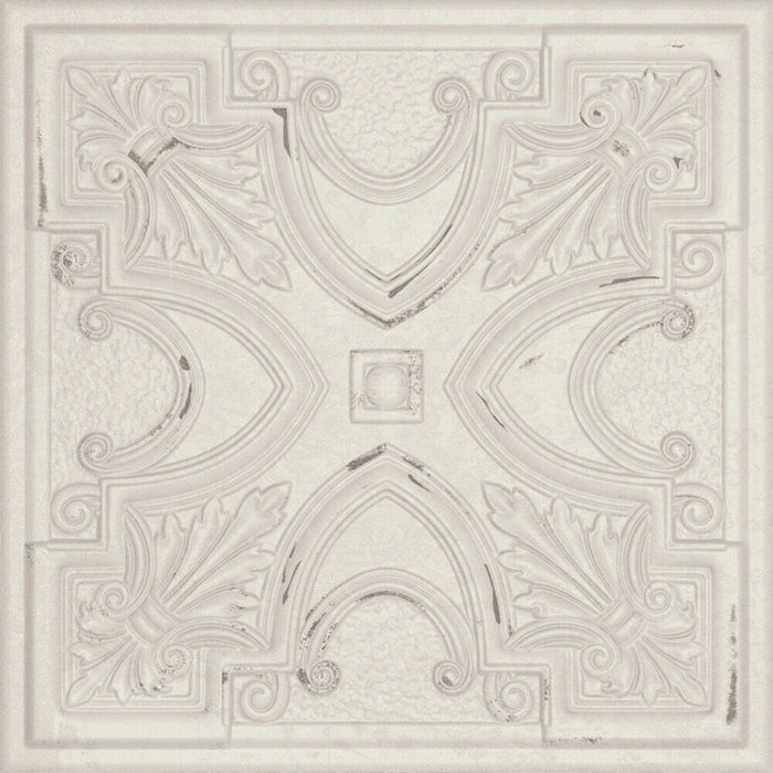 Regency Tin White Embossed Wall Panel Tiles