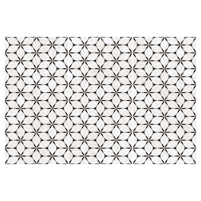 Lucca Flowers 3D Décor | Porcelain Wall & Floor Tiles | 60cm x 120cm