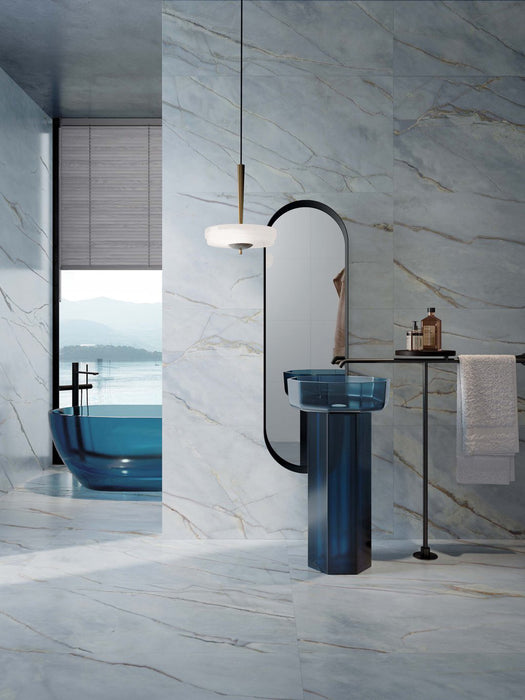 Lucca River Blue | Lux 3D | Wall & Floor Tiles | 60cm x 120cm