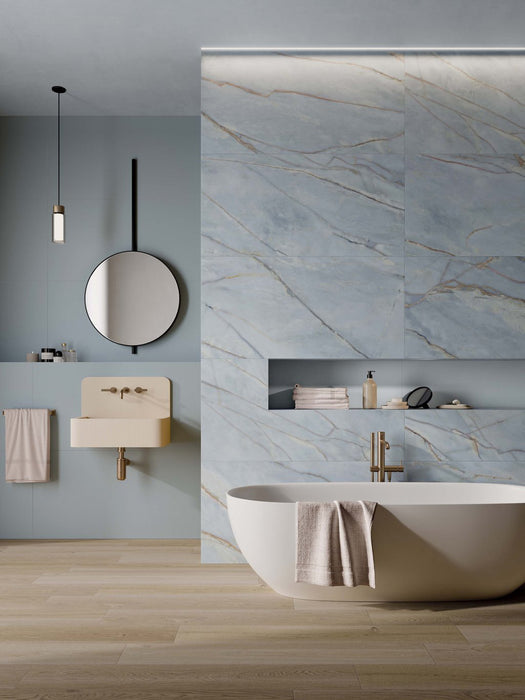 Lucca River Blue | Matt | Wall & Floor Tiles | 60cm x 120cm