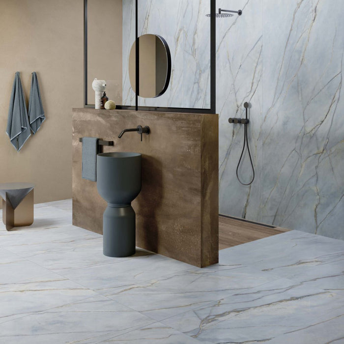 Lucca River Blue | Matt | Wall & Floor Tiles | 60cm x 120cm