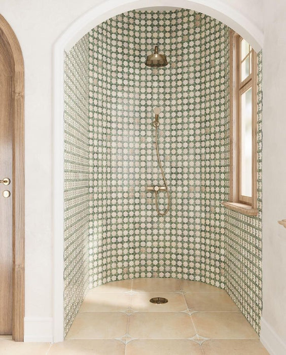 Zanzibar Moroccan Emerald Green 31 x 56cm Wall Tiles